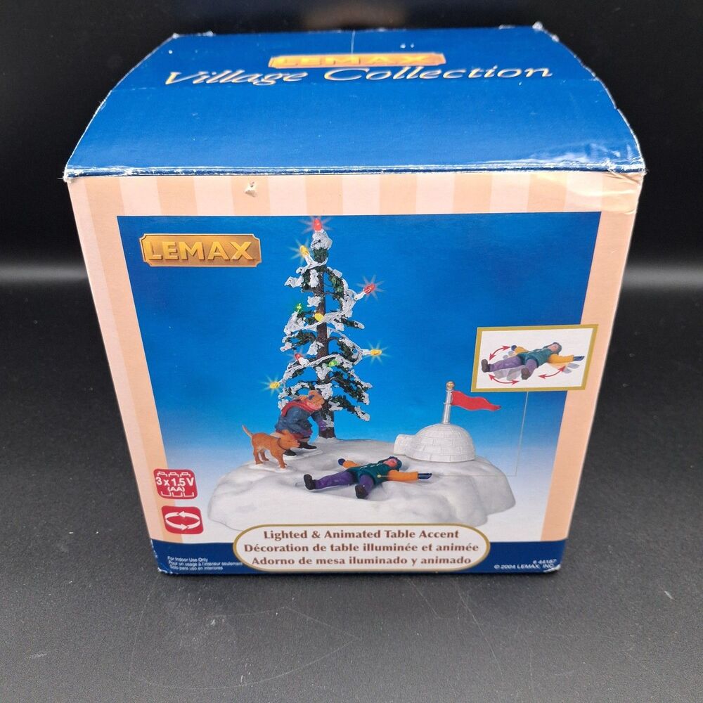 Lemax 2004 Angel’s Wing Lighted & Animated Accent Christmas Village Figurine